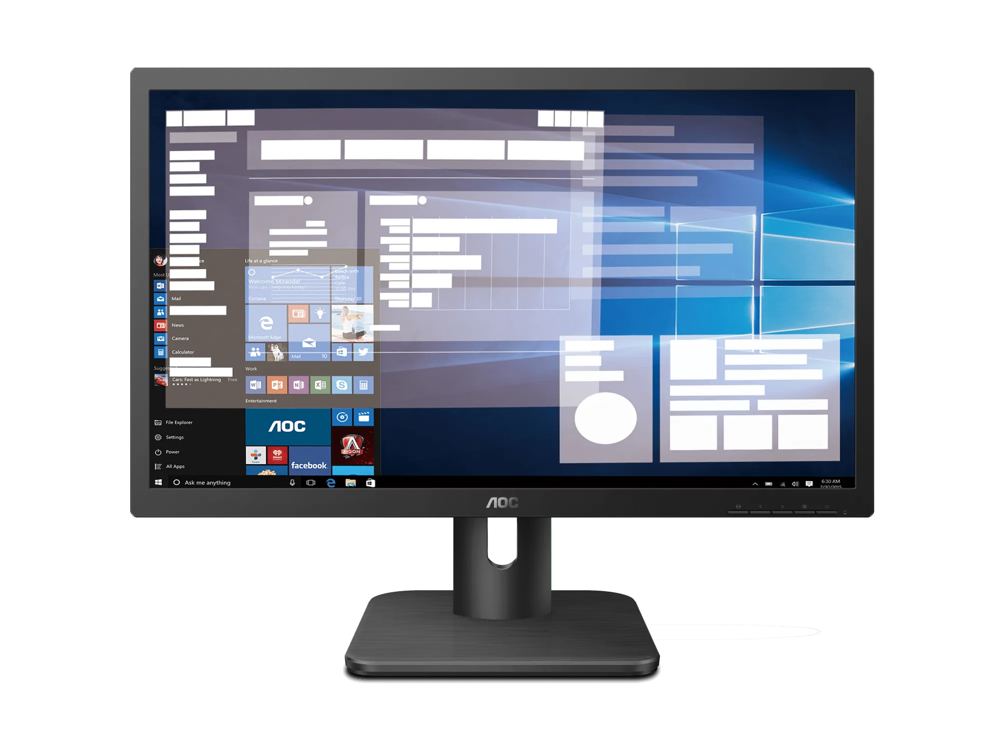 Image 2 for AOC 19.5" TN HD+ Monitor