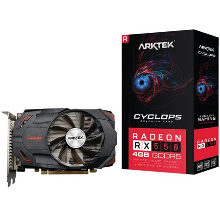 Image 1 for Arktek AMD Radeon RX550 4GB GDDR5 128-bit HDMI / DVI / DP Graphics Card