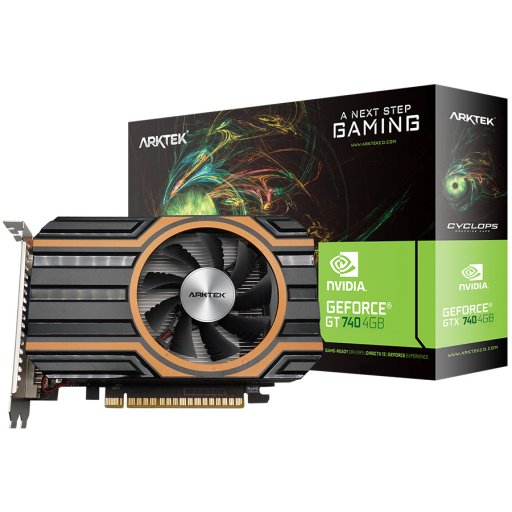 Image 1 for Arktek Nvidia GT740 4GB DDR5 128-bit HDMI / DVI / VGA Graphics Card