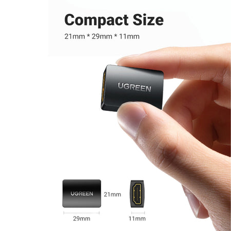 Image 3 for UGREEN 20107-20107 HDMI Female to Female Adapter - Black