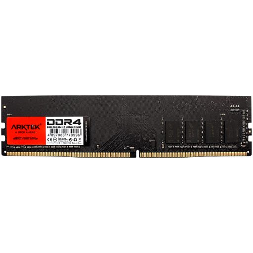 Image 1 for Arktek Memory 8GB DDR4 PC-3200 DIMM RAM Module for PC Desktop