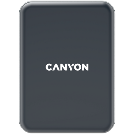 Image 1 for CANYON CH-15, Car holder and wireless charger MegaFix, C-15, 15W, Input: USB-C: 5V/2A, 9V/3A; Output: 5W, 7.5W, 10W, 15W;89*65*12mm,0.195kg,black