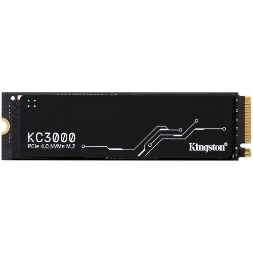 Image 1 for Kingston 4TB 3D NAND TLC PCIe Gen4 x4 R/W up to 7,000/7,000MB/s Random 4K IOPS up to 1,000K/1,000K M.2 2280 SSD
