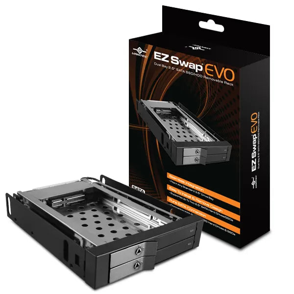 Image 1 for Vantec Dual Bay SATA HDD/SSD Rack