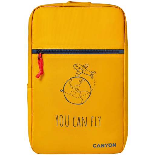 Image 1 for CANYON CSZ-03, cabin size backpack for 15.6'' laptop, polyester,yellow