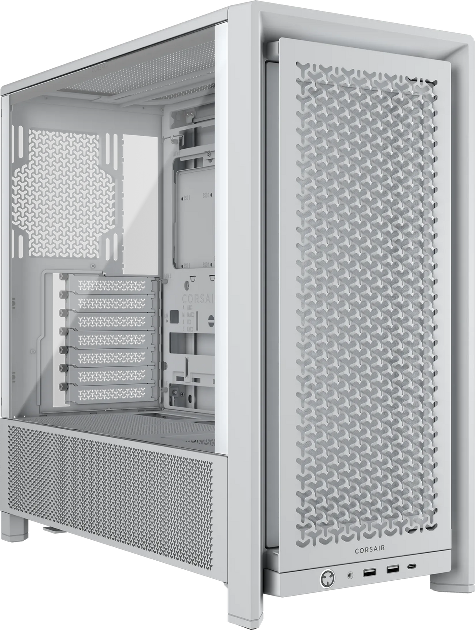 Image 1 for Corsair FRAME 4000D White Mid-Tower PC Case
