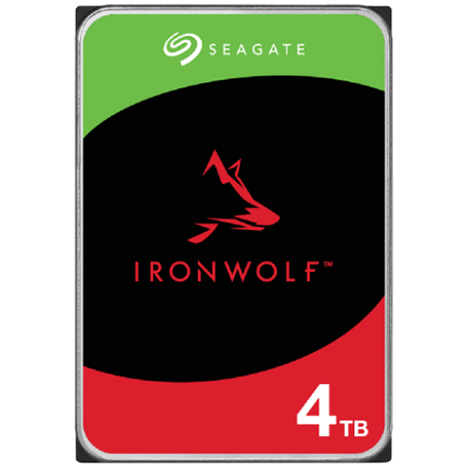 Image 1 for SEAGATE HDD NAS IronWolf  (3.5''/4TB/SATA 6Gb/s/rpm 5400)