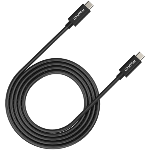 Image 1 for CANYON cable UC-42 USB-C to USB-C 240W 20Gbps 4k 2m Black