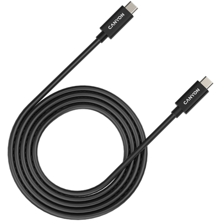 Image 1 for CANYON cable UC-42 USB-C to USB-C 240W 20Gbps 4k 2m Black