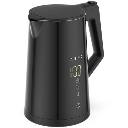Image 1 for AENO Electric Kettle EK7S Smart: 1850-2200W, 1.7L, Strix, Double-walls, Temperature Control, Keep warm Function, Control via Wi-Fi, LED-display, Non-heating body, Auto Power Off, Dry tank Protection
