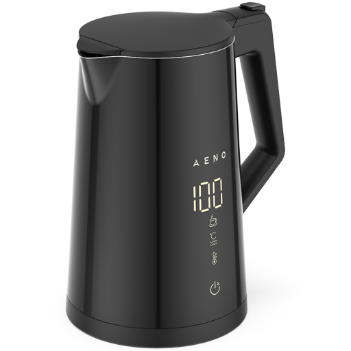 Image 1 for AENO Electric Kettle EK7S Smart: 1850-2200W, 1.7L, Strix, Double-walls, Temperature Control, Keep warm Function, Control via Wi-Fi, LED-display, Non-heating body, Auto Power Off, Dry tank Protection