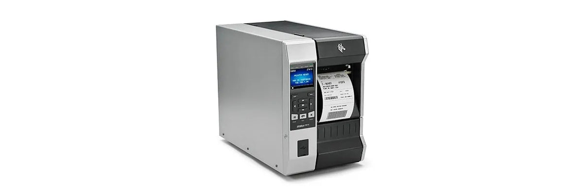Image 2 for Zebra ZT610 4" 600 DPI Thermal Transfer Printer - Serial USB Gigabit Ethernet Bluetooth 4.1 USB Host Tear Bar Color Touchscreen