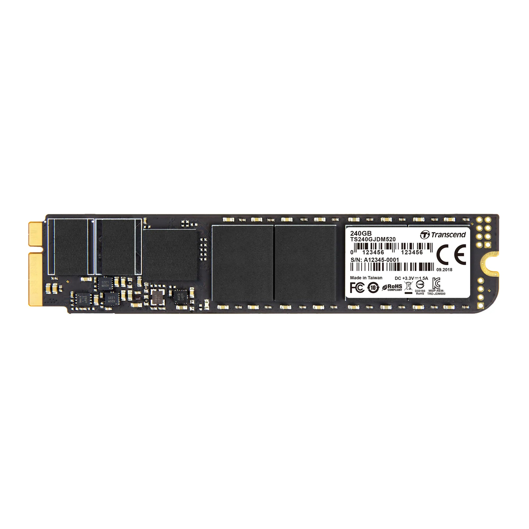 Image 3 for Transcend 240GB JetDrive 520 SATA III SSD