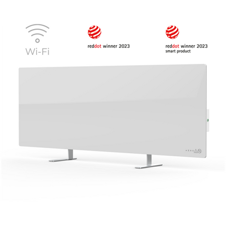 Image 1 for AENO Premium Eco Smart Heater, 700W, Tempered glass, Infrared+convection heating type, Plug type: South Africa (M type), WHITEManufacturer: AENO