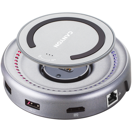 Image 1 for CANYON hub DS-7 7in1 USB-C Wireless Space Grey