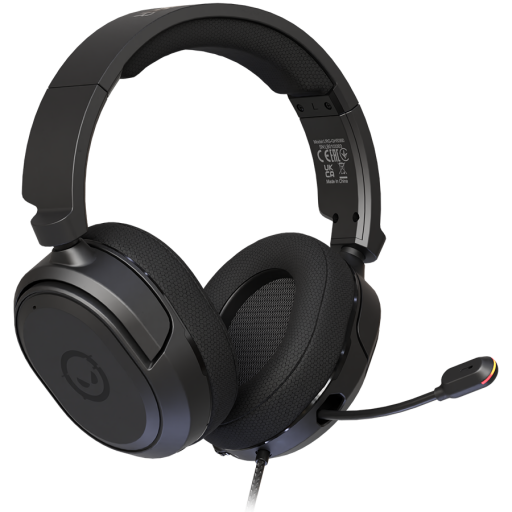 Image 1 for LORGAR Kaya 360, USB Gaming headset with microphone, CM108B, Plug&Play, USB-A connection cable 2m, fabric ear pads, size: 192*184.7*88mm, 0.314kg, black