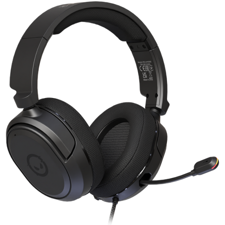 Image 1 for LORGAR Kaya 360, USB Gaming headset with microphone, CM108B, Plug&Play, USB-A connection cable 2m, fabric ear pads, size: 192*184.7*88mm, 0.314kg, black