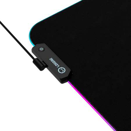 Image 1 for Lorgar Steller 913, Gaming mouse pad, High-speed surface, anti-slip rubber base, RGB backlight, USB connection, Lorgar WP Gameware support, size: 360mm x 300mm x 3mm, weight 0.250kg
