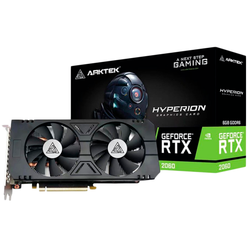 Image 1 for Arktek RTX2060 Super GDDR6 6GB 256Bit Twin Fans Graphics Card