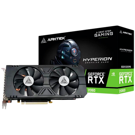 Image 1 for Arktek RTX2060 Super GDDR6 6GB 256Bit Twin Fans Graphics Card