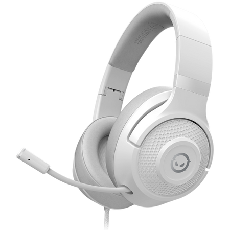 Image 1 for LORGAR Noah 101, Gaming headset with microphone, 3.5mm jack connection, cable length 2m, foldable design, PU leather ear pads, size: 185*195*80mm, 0.245kg, white