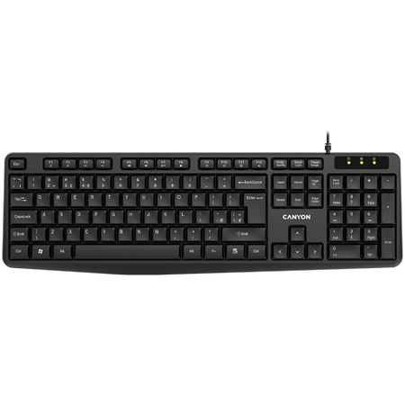 Image 1 for CANYON keyboard KB-1 EN Wired Black