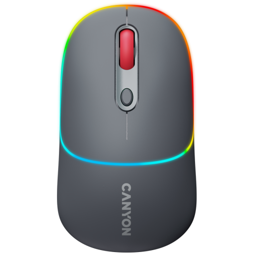 Image 1 for CANYON mouse MW-22 2in1 BT/ Wireless Dark Grey