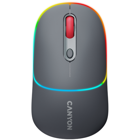 Image 1 for CANYON mouse MW-22 2in1 BT/ Wireless Dark Grey