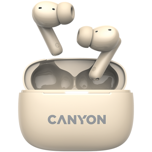 Image 1 for CANYON headset OnGo TWS-10 ANC+ENC Beige