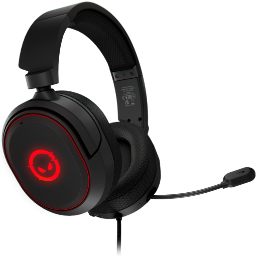 Image 1 for LORGAR Kaya 460, USB Gaming headset with microphone, CM108B, RGB backlight, Plug&Play, USB-A connection cable 2m, fabric ear pads, size: 192*184.7*88mm, 0.329kg, black