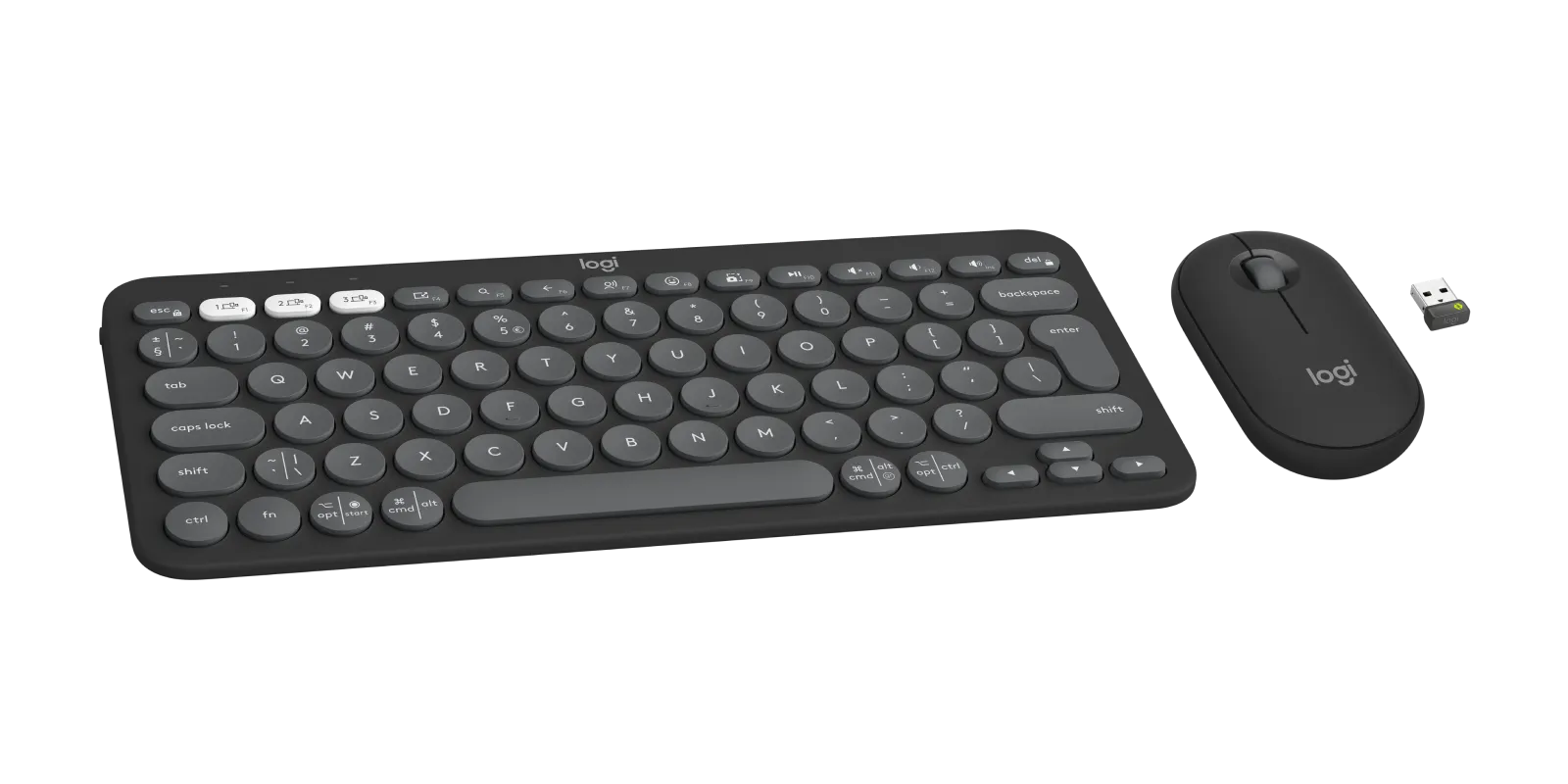 Image 4 for Logitech Pebble 2 Wireless Combo - Graphite