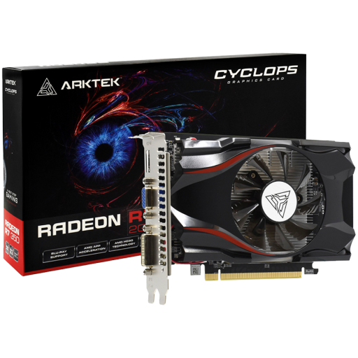 Image 1 for Arktek R7 350 2GB GDDR5 128Bit Full Size Single Fan