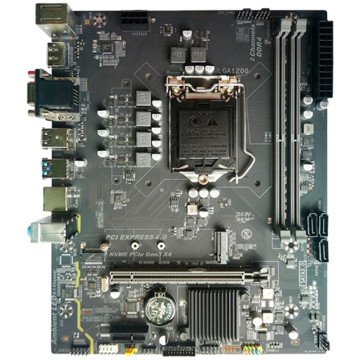 Image 1 for Arktek Intel H510 Chipset, Socket LGA1200, Dual Channel DDR4, Integrated Intel Graphics, 2 x DDR4 Slots, Realtek 100/1000 Gigabit LAN, Realtek Audio, 3 x SATA3.0 Ports, 4 x USB 2.0, 4 x USB 3.0, 1 x PCI Express x16 slot, Micro-ATX