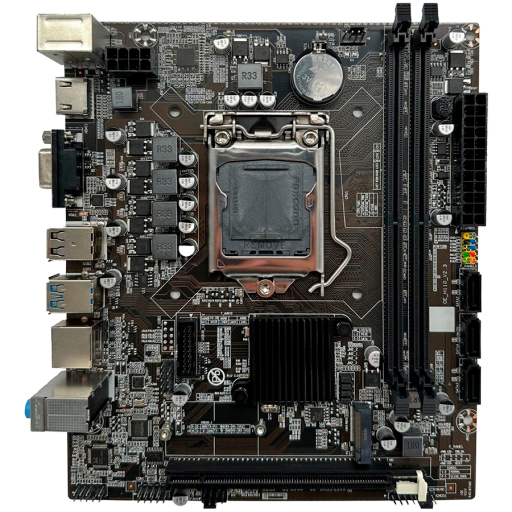 Image 1 for Arktek Intel H110 Chipset, Socket LGA1151, Dual Channel DDR4, Integrated Intel Graphics, 2 x DDR4 Slots, Realtek 10/100 LAN, Realtek Audio, 4 x SATA Ports, 2 x USB 2.0, 1 x USB 3.0, 1 x PCI Express x16 slot, Micro-ATX