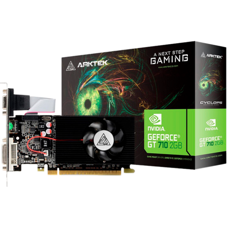 Image 1 for Arktek Geforce GT710 4GB DDR3 64bit Low Profile