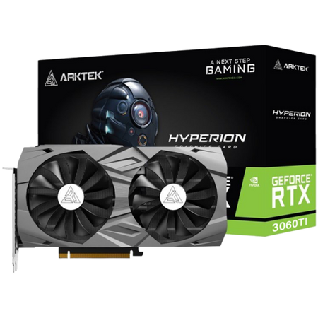 Image 1 for Arktek Geforce RTX3060Ti DDR6 8GB 256Bit TWIN FANS Graphics Card