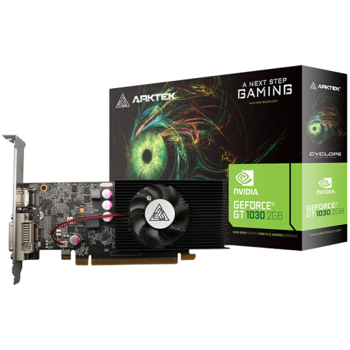 Image 1 for Arktek GT1030 DDR4 4GB Low Profile GPU