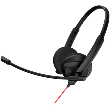 Image 1 for CANYON PC headset HS-07 PC Mic 3.5/USB Flat 2.8m Black