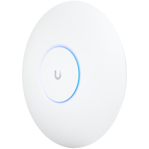 Image 1 for UBIQUITI U6 Pro; WiFi 6; 6 spatial streams; 140 m² (1,500 ft²) coverage; 350+ connected devices; Powered using PoE; GbE uplink.