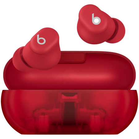 Image 1 for Beats Solo Buds - True Wireless Earbuds - Transparent Red, Model A3151 A3150 A3152