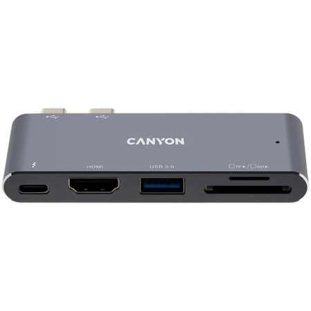 Image 1 for CANYON hub DS-5 5in1 Thunderbolt 3 4k Space Grey