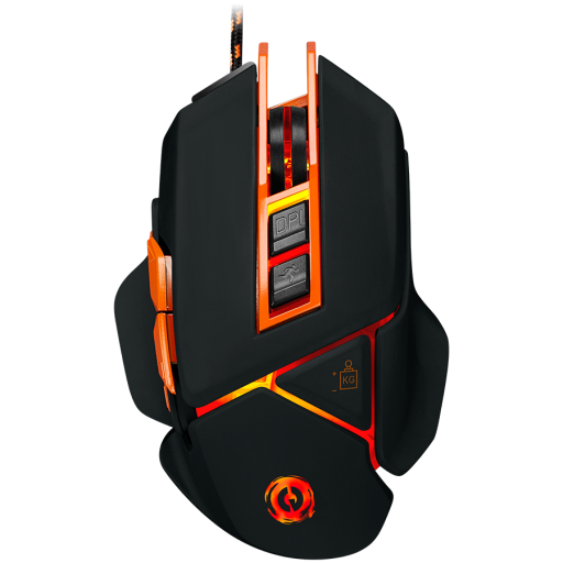 Image 1 for CANYON mouse Hazard GM-6 LED Wired Black Orange