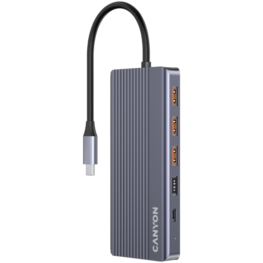 Image 1 for CANYON hub DS-16 13in1 4k USB-C Grey