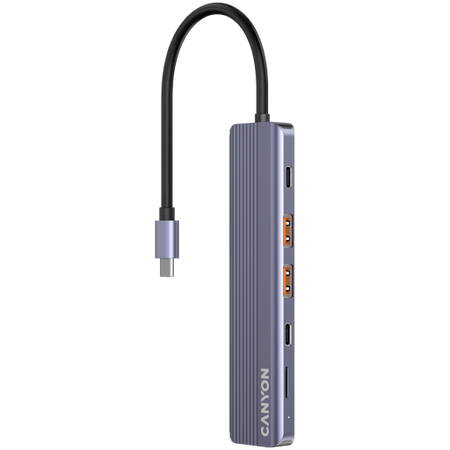 Image 1 for CANYON hub DS-17 6in1 4k USB-C Grey