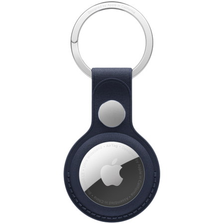 Image 1 for AirTag FineWoven Key Ring - Deep Blue,Model A3363