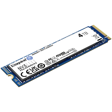 Image 1 for Kingston SSD 4TB NV3 M.2 2280 PCIe 4.0 NVMe SSD