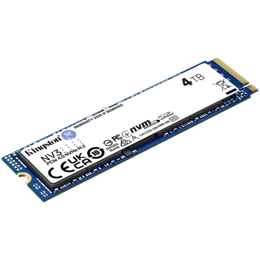 Image 1 for Kingston SSD 4TB NV3 M.2 2280 PCIe 4.0 NVMe SSD