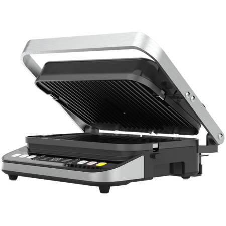 Image 1 for AENO ''Electric Grill EG5: 2000W, 2 heating modes - Lower Grill, Both Grills, 6 preset programs, Defrost, Max opening angle -180°, Temperature regulation, Timer, Removable double-sided plates, Plate size 320*220mm''