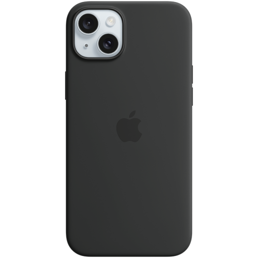 Image 1 for iPhone 15 Plus Silicone Case with MagSafe - Black,Model A3124