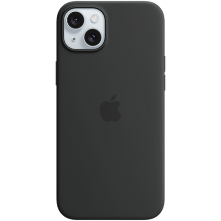 Image 1 for iPhone 15 Plus Silicone Case with MagSafe - Black,Model A3124